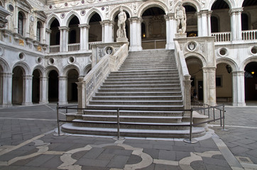 Venezia, Palazzo Ducale, la scala dei Giganti.