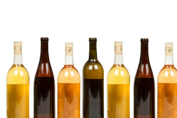 Many Colorful Bottles of Wine