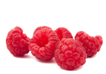 red raspberries