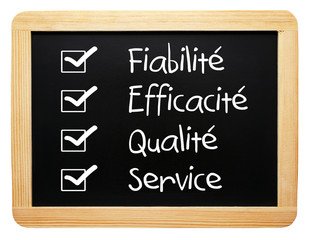 Fiabilité - Efficacité - Qualité - Service