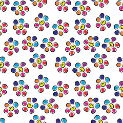 Seamless flower background