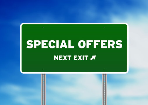 Special Offers Highway Sign