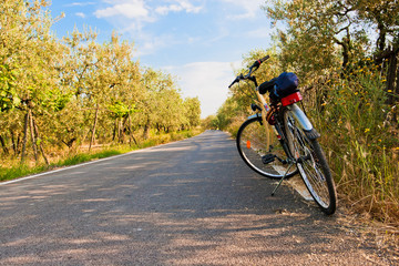 vacations in country with the bike