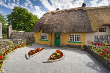 Irish traditional cottage house of Adare
