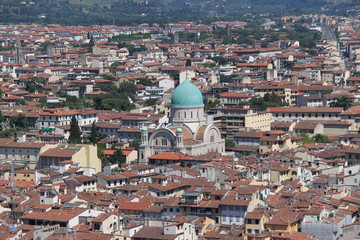 Fototapeta na wymiar Panorama de la ville de Florence, Italie