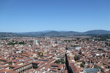 Fototapeta na wymiar Panorama de la ville de Florence, Italie