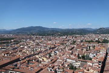 Panorama de la ville de Florence, Italie