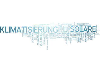 Solare Klimatisierung