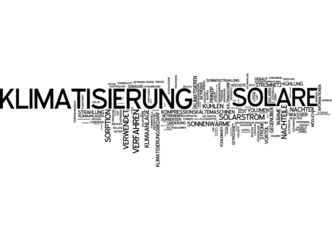 Solare Klimatisierung