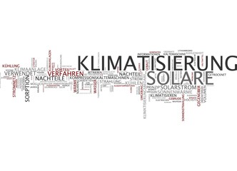 Solare Klimatisierung