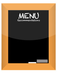 menu recommendations on blackboard