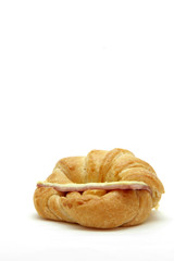 perspective of  Ham Cheese croissant