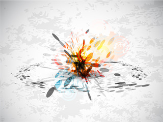 Vector abstract explosion background