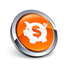 icône bouton internet tirelire