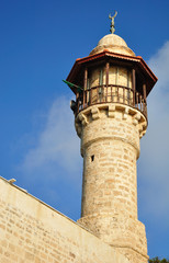 Jaffa mosque tower. Israel.