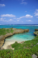 白鳥崎のプライベートビーチ～沖縄 伊良部島