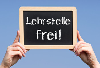 Lehrstelle frei