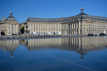 Fototapeta na wymiar Place de la Bourse w Bordeaux