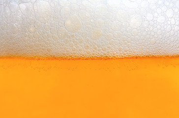 Beer foam background texture