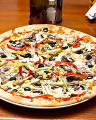Vegetarian pizza