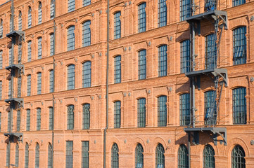 Obraz premium Historic factory building