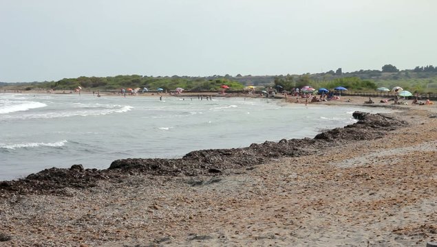 spiaggia dell'oasi faunistica di Vandicari, Sicily, Italy