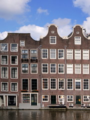 Mittelalterliche Architektur in AMSTERDAM / Niederlande