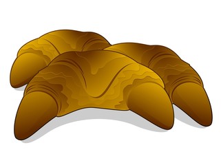 Brioche Croissant Cornetto-Vector