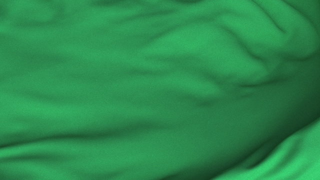 Seamless Waving Libyan Flag with Fabric Texture