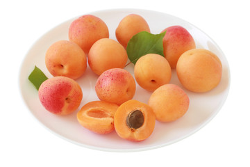 apricot on a plate