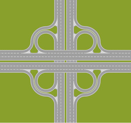 intersection d& 39 autoroute