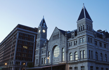 Fototapeta na wymiar Union Station w centrum Louisville