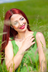 Naklejka premium Green Sprite