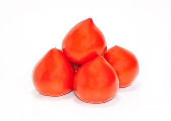 Small group of red tomatoes