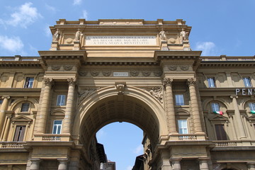 Fototapeta na wymiar Florence - Place de la République