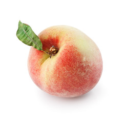 peach on a white background