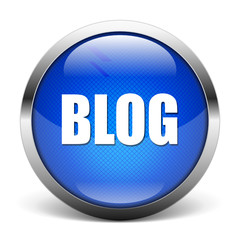 blue BLOG icon
