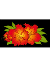 Flowers on background