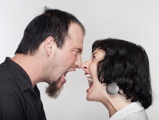 couple fighting