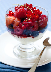 Red Fruits with Mascarpone Cream