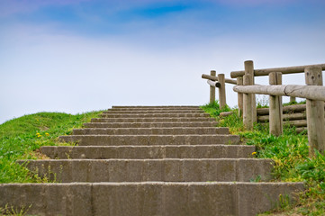 Naklejka premium Stairway to the Sky