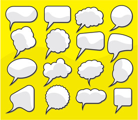 comic speech  bubbles