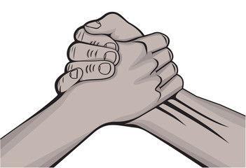 handshake black people