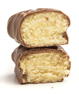 chocolate bun slices