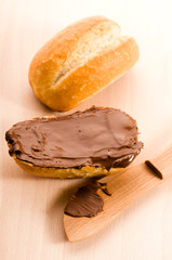 Bread with chocolate