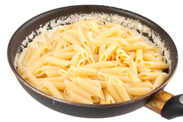 Pasta in a pan