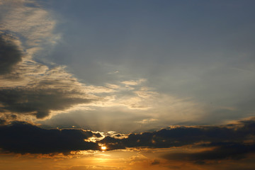 Fototapeta premium Summer sunset