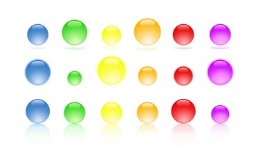 Image of Colorful web icons, buttons