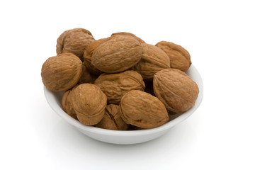 A bowl oh healthy walnuts