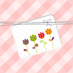 Greeting card with copy space